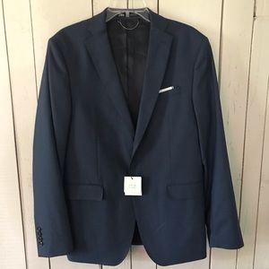 Men’s Zara Blue Textured suit jacket